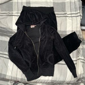 Size Small Juicy Couture Black Tracksuit